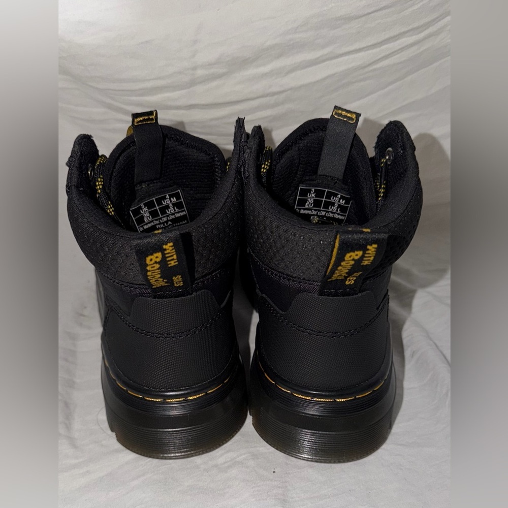NWOT Dr. Martens Rilla Black Utility Boots - Women's 5 - Picture 6 of 9